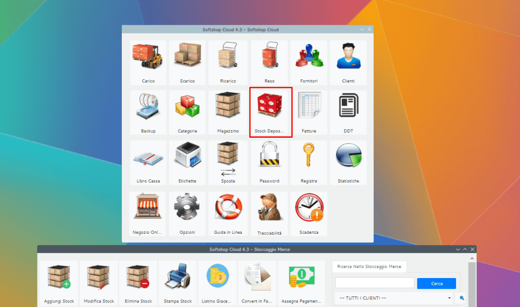 Stoccaggio materiali efficiente